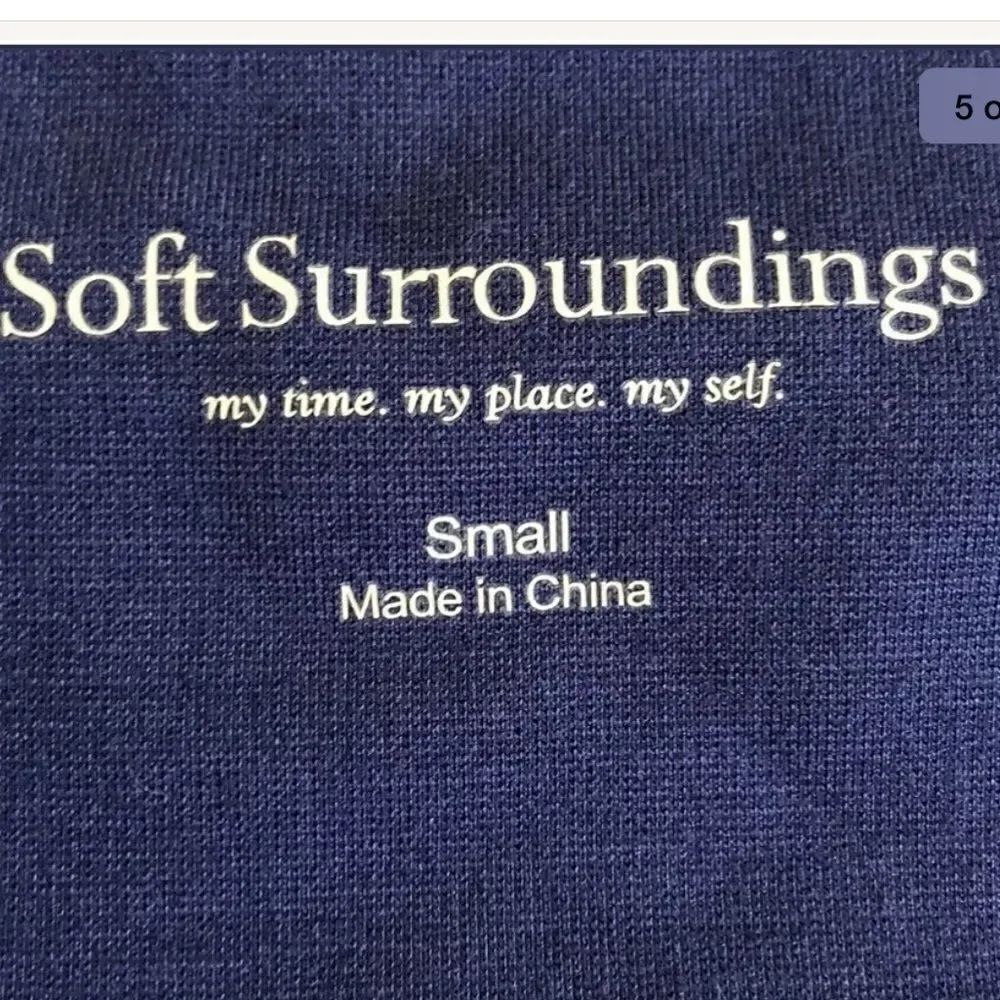 Soft Surroundings Colorblock Snap Button Top Small - Picture 5 of 5